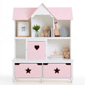 Libreria per bambini dalle linee essenziali, colore bianco